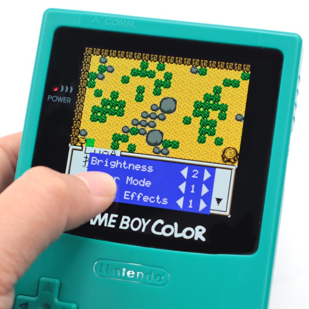 OLED Screen Touch Laminated Screen Kit&Pre-cut Case With Type-C Battery For GBC