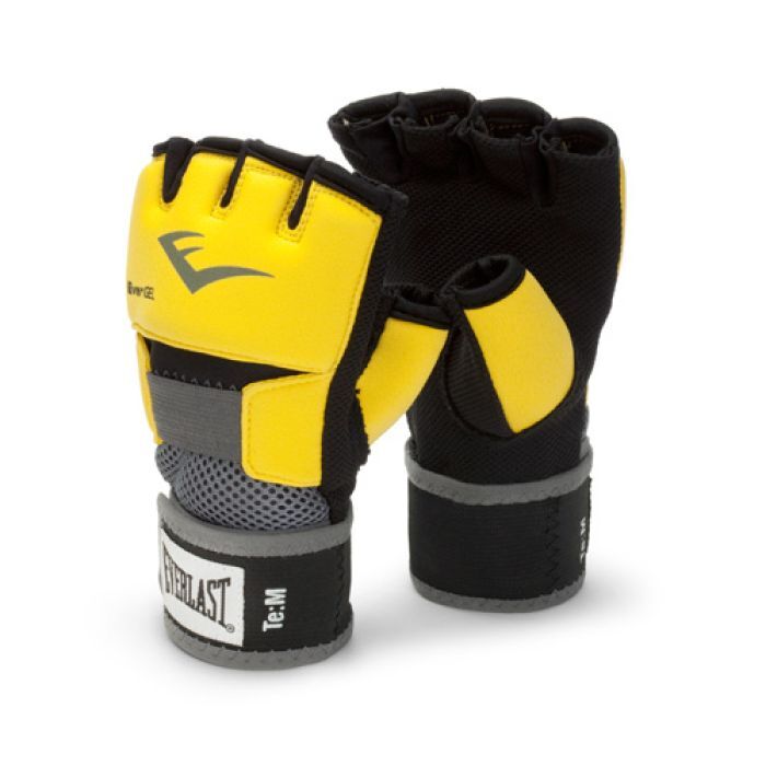 Everlast EverGel Hand Wraps - Black/Yellow