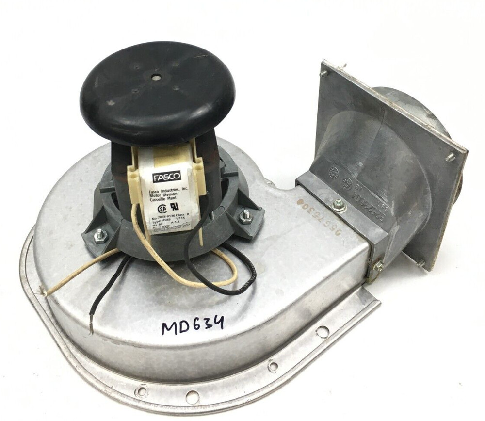 FASCO 7058-0136 Draft Inducer Blower Motor Assembly 20044402 used #MD634