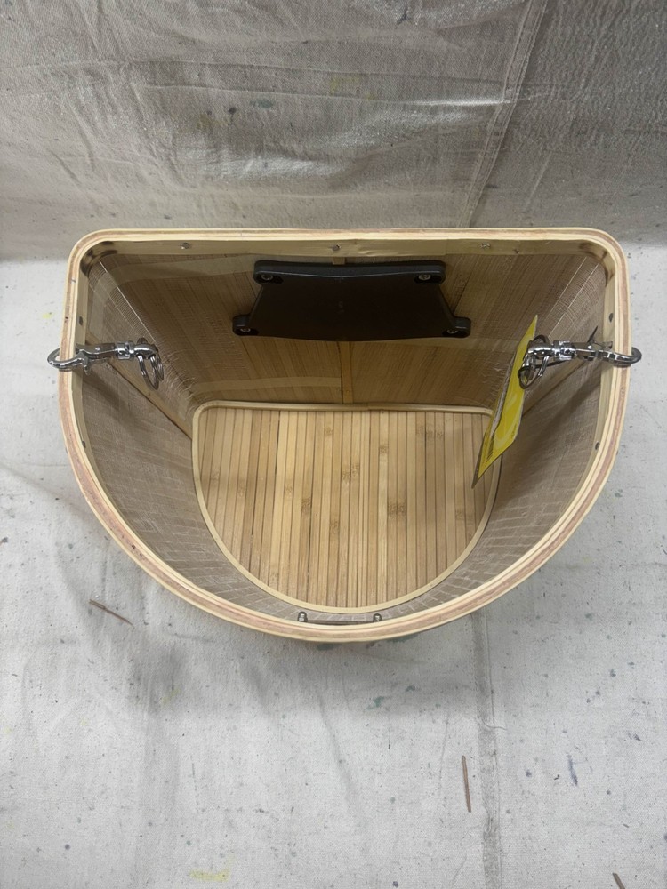 Sunlite Front Basket bamboo QR with Bracket