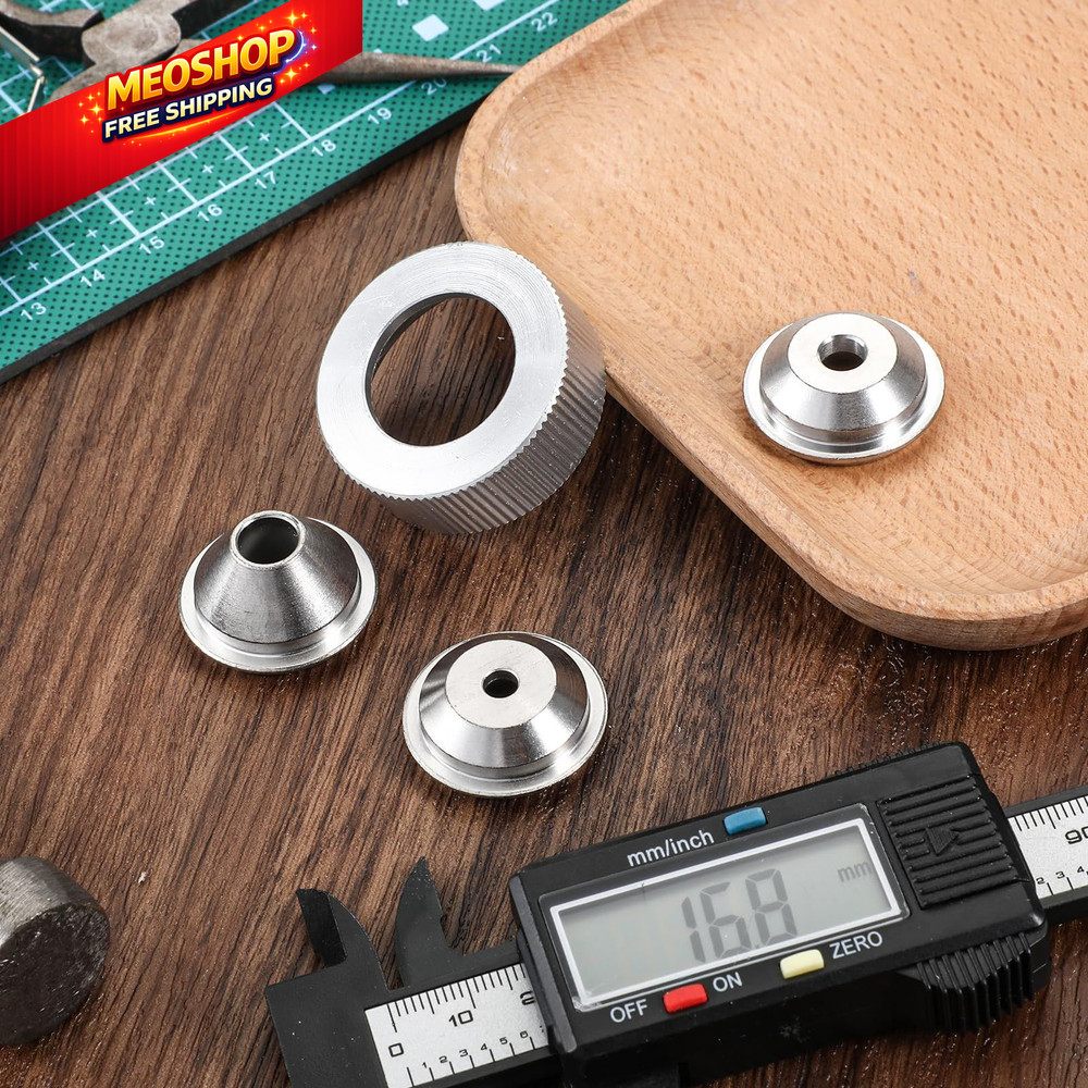 4 PCS Texture Sprayer Orifice Tip Set, 3 Nozzle Tips 1 Threaded Collar sliver