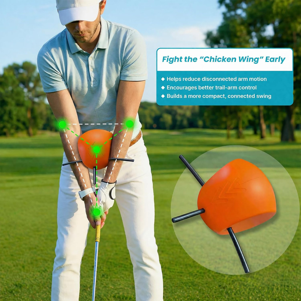 Connector Golf Swing Trainer for Posture Correction and Arm Alignment, Golf Trai