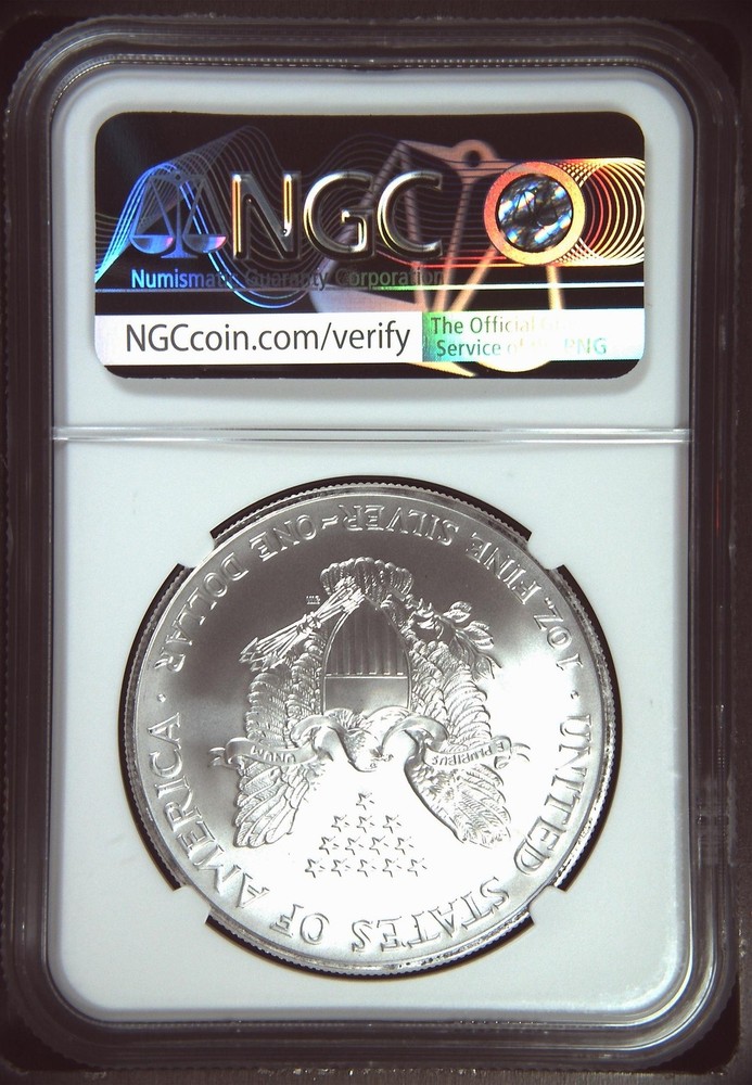 2007 Bullion Silver Eagles NGC MS-69