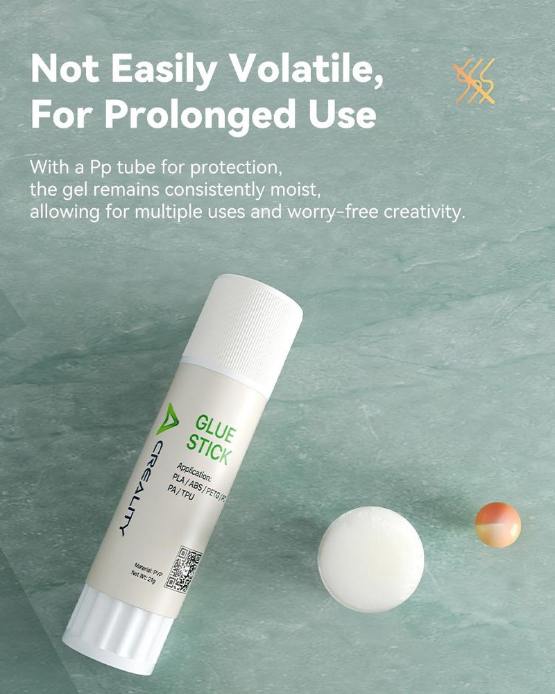 PVP Glue Sticks for 3D Printing - Low Odor, Easy Application, 4 Pack
