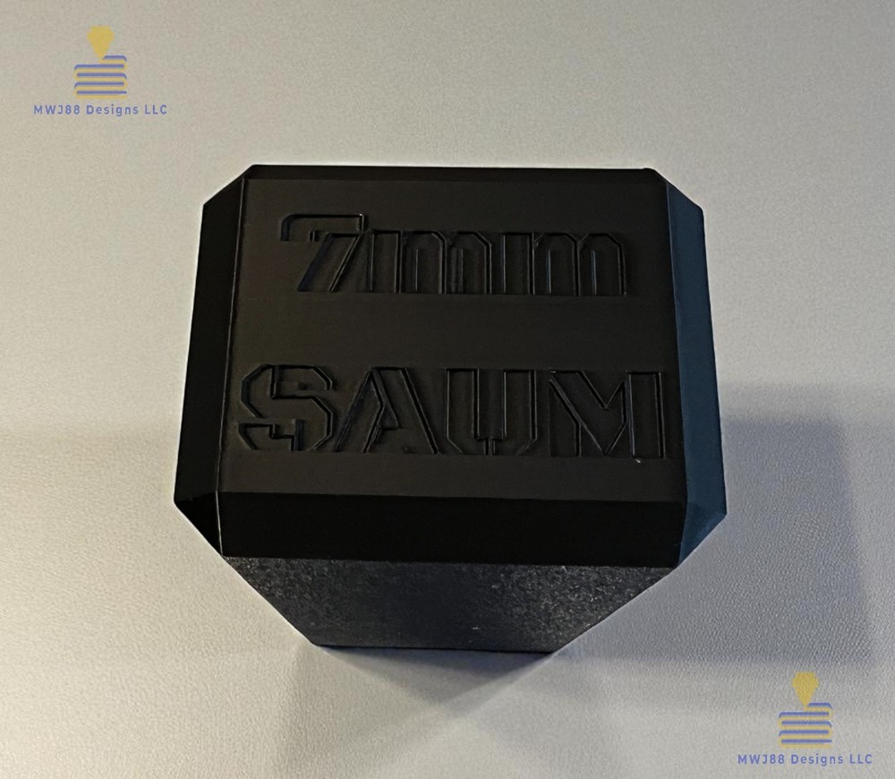 Sliding 7mm SAUM Ammo Storage Box Case - 50rd Round - Multiple Colors Available!