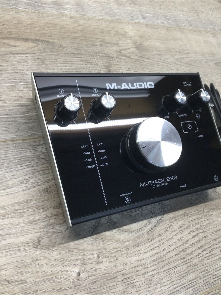 M Audio M Track 2X2 | 2 In / 2 Out 24/192 USB Audio Interface