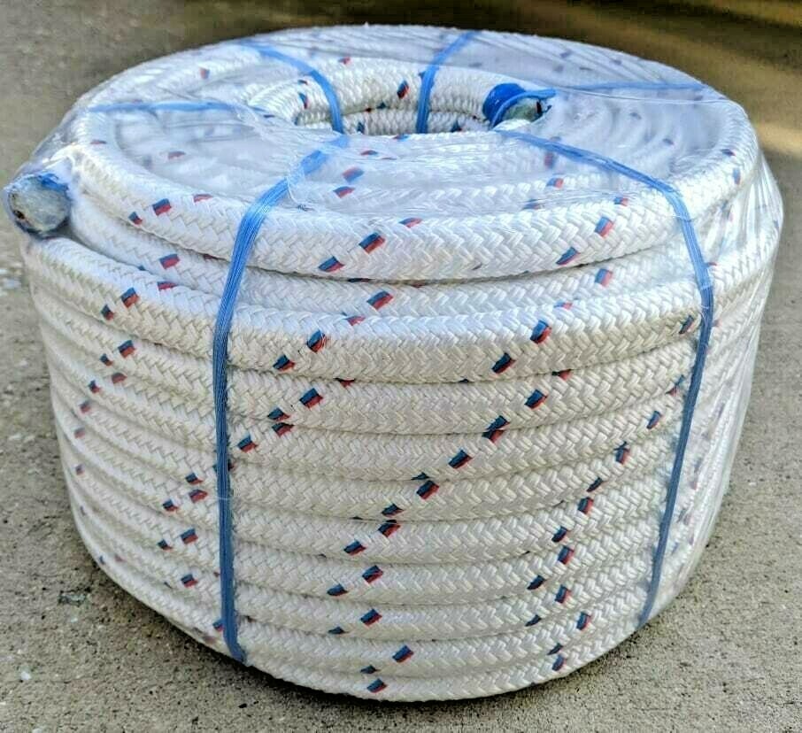3/4" x 200' Double Braid Polyester Arborist Bull Rope Tree Rigging Line