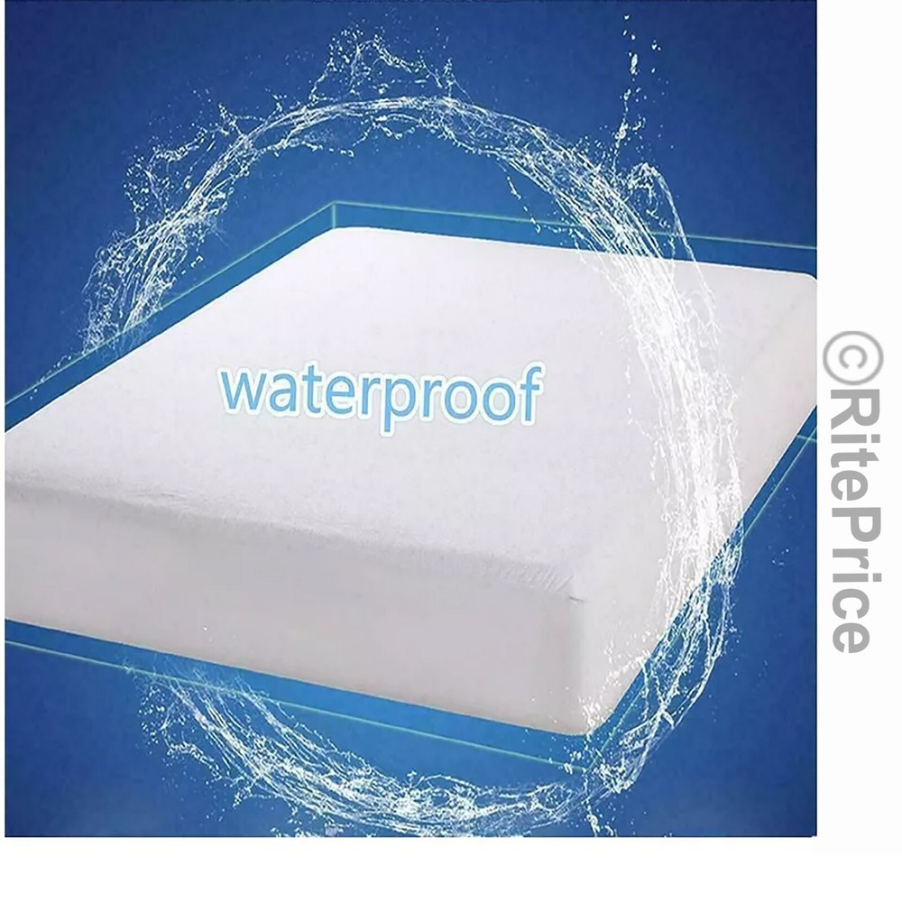 Fabric Twin Size Mattress Protector 100% Waterproof Super Soft With New Package