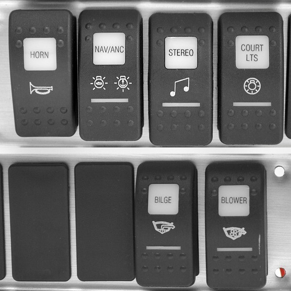 Ski Centurion Boat Carling Switch Dash Panel