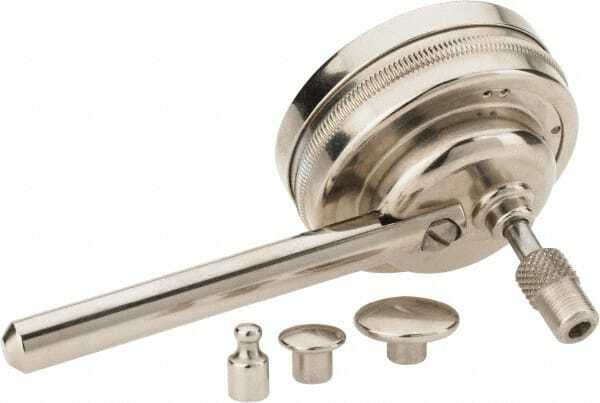 Starrett 196B1 Universal Dial Indicator, Back Plunger, 0.2 Inch Range