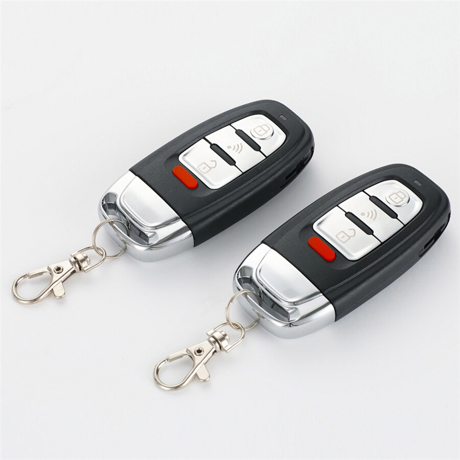 Motorcycle Engine Ignition Keyless One-button Start Anti-theft Alarm System Kit