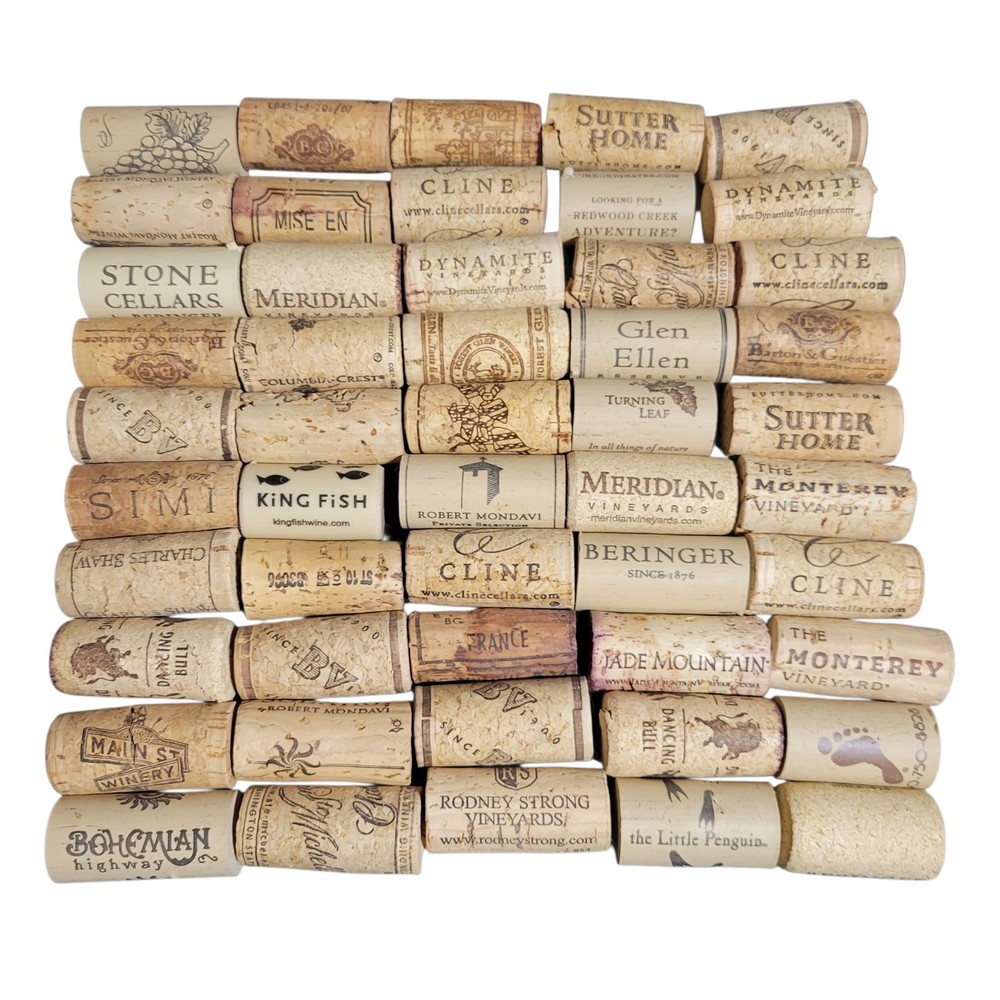 175 Wine Corks Assorted Brands Upcycle