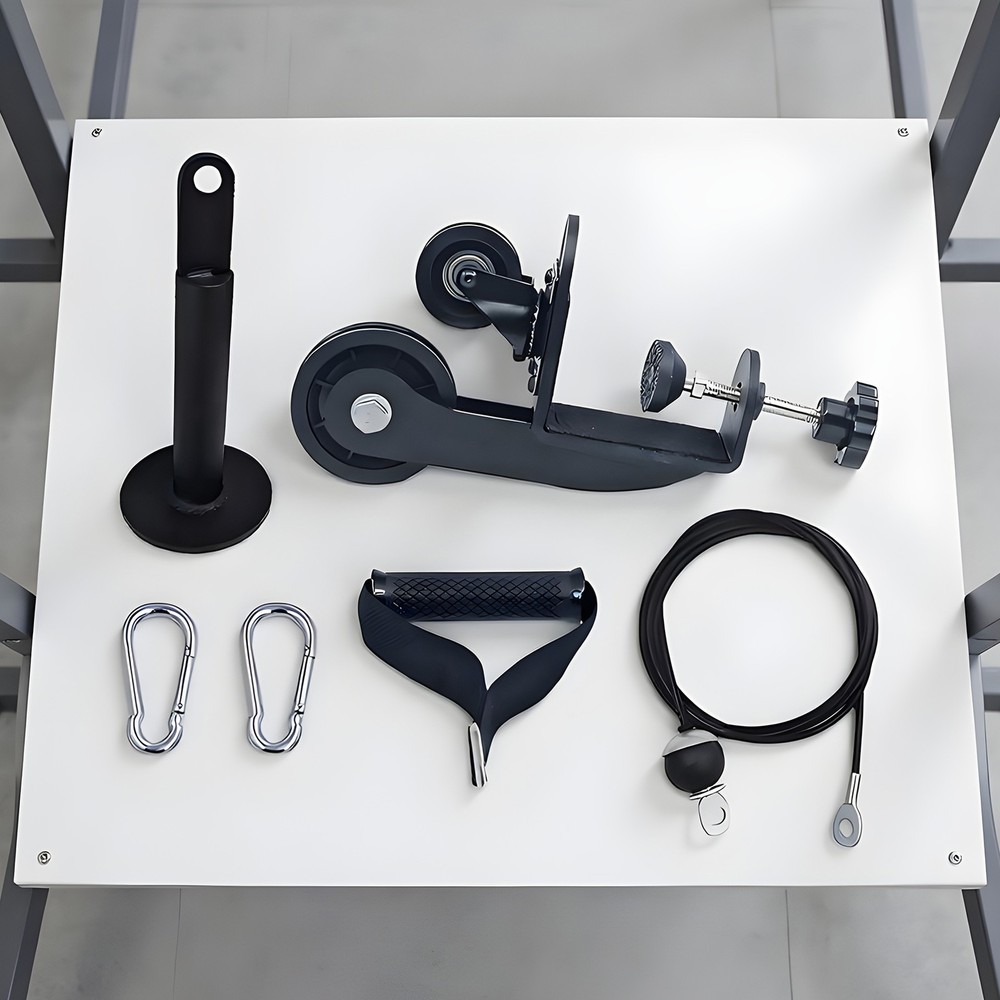 Arm Wrestling Training Equipment, Forearm Trainer Table Pulley Cable System