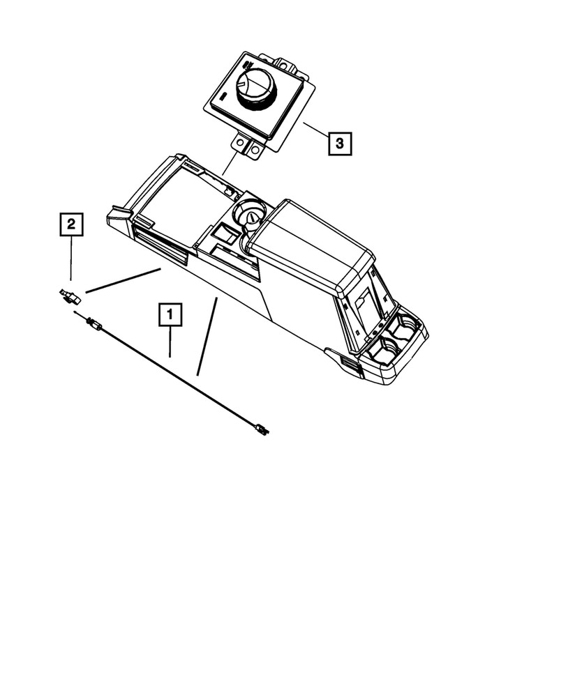 Genuine Mopar Transfer Case Switch 68020759AB