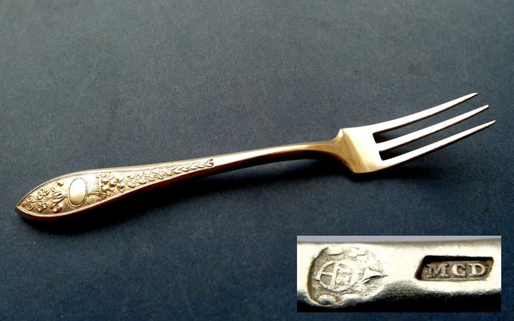 Empire Fork, Silver, Austria, around 1820 E531