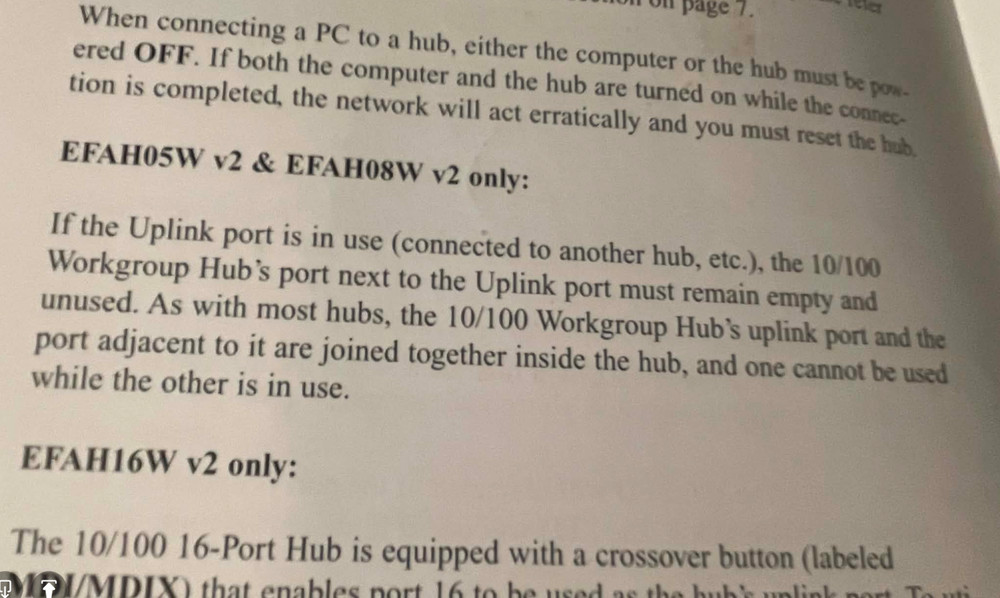User Guide ONLY EtherFast 10/100 Workgroup Hubs EFAH05W EFAH08W EFAH16W v2