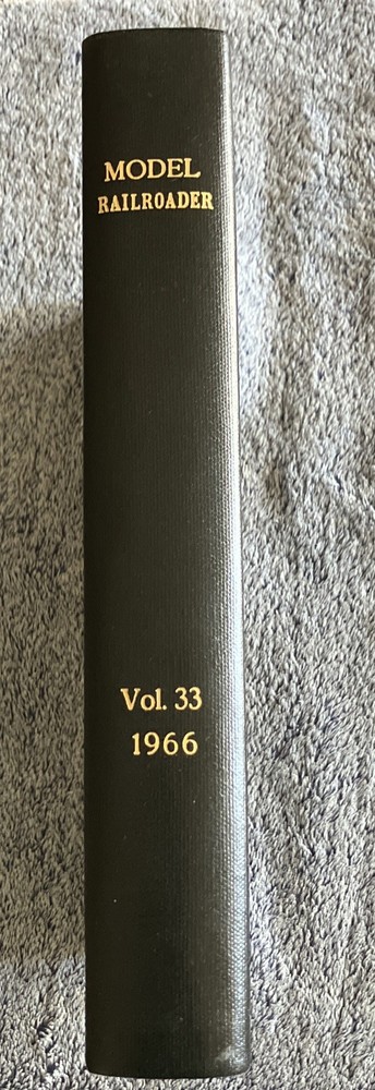 Model Railroader Vol.33-Bound Volume 1966–12 Issues