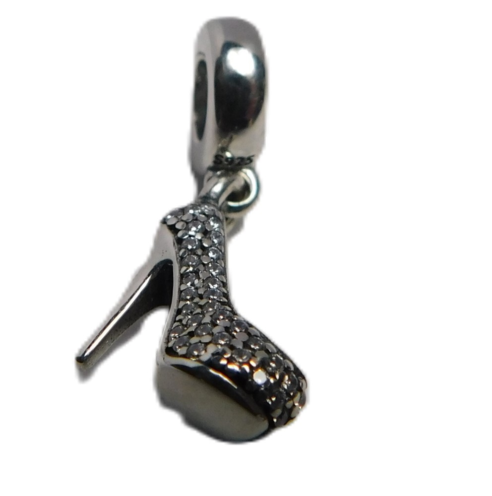 Pandora Charm, Sparkling Stiletto Dangle #791536CZ