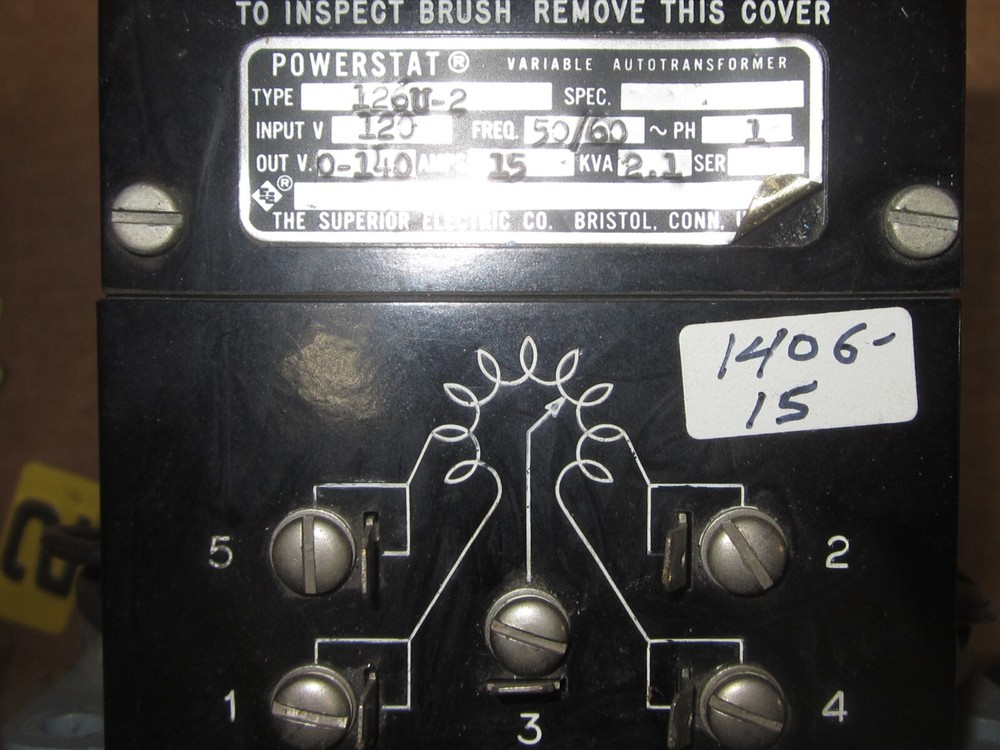 Powerstat variable Autotransformer 15 amp