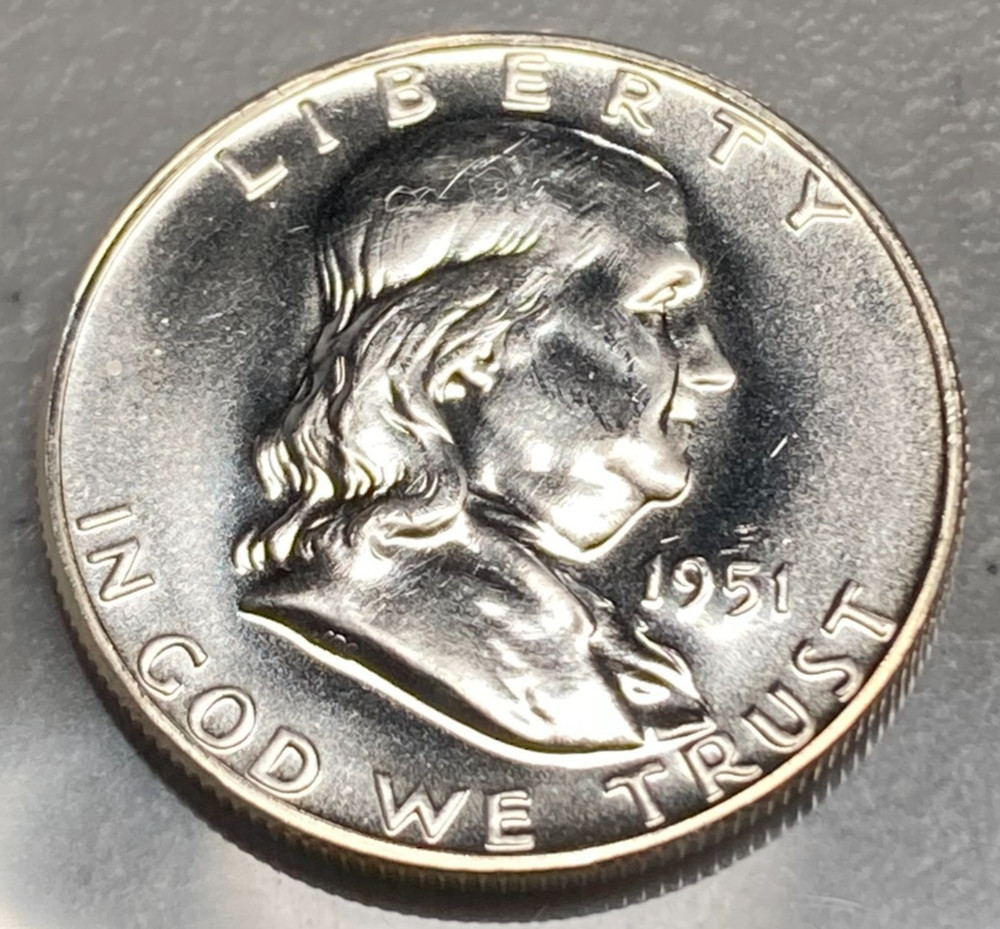 1951 Proof Franklin Silver 50¢ MMM #31