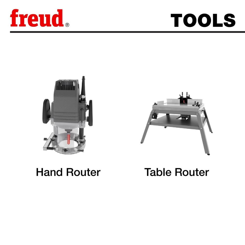 Freud 89-250 3Piece Chamfer Bit Set, Multi, One Size