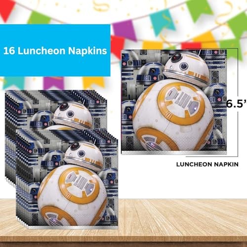 Star Wars Dinnerware Bundle For 8 Guests Dinner, Dessert Plates, Luncheon and