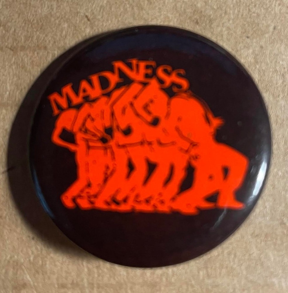Madness group promo pin - 1.25"