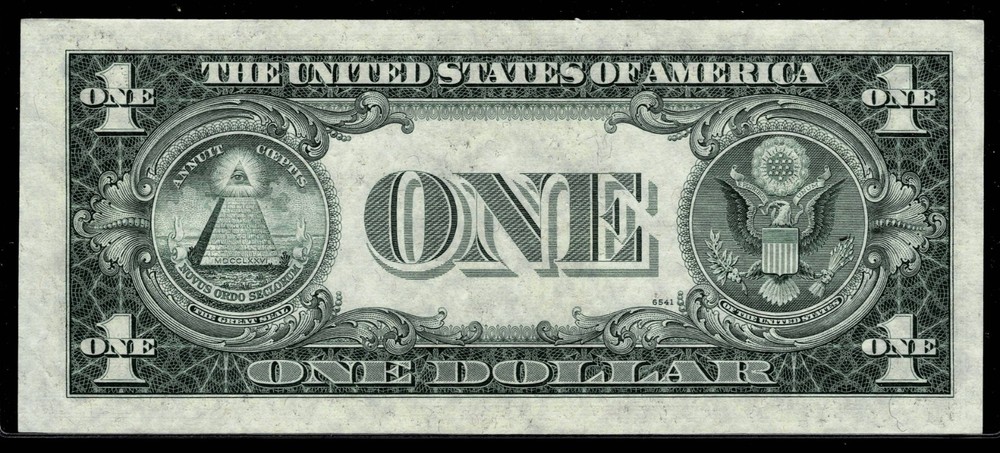 1935-G $1 SILVER CERTIFICATE BANKNOTE~ CRISP UNCIRCULATED