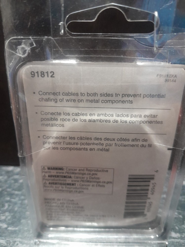 Dorman 91812 Red Battery Bulkhead Pass Through Connector