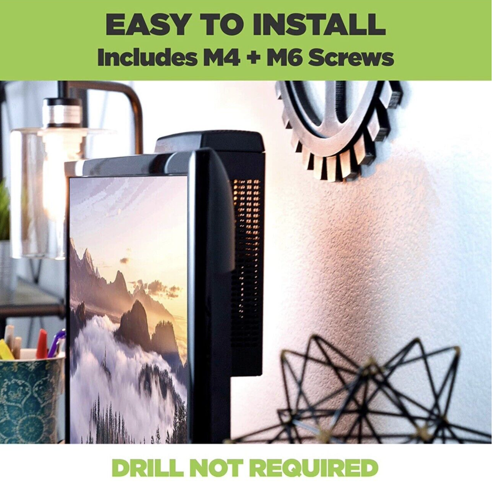 Hide it Mount Uni-S Black Universal Small Device Mount Cable Box Mount New