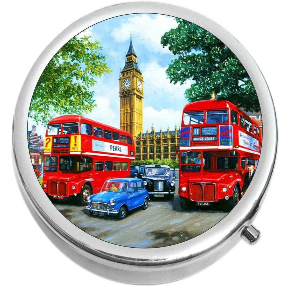 Big Ben Double Decker Bus  Medicine Pill Box