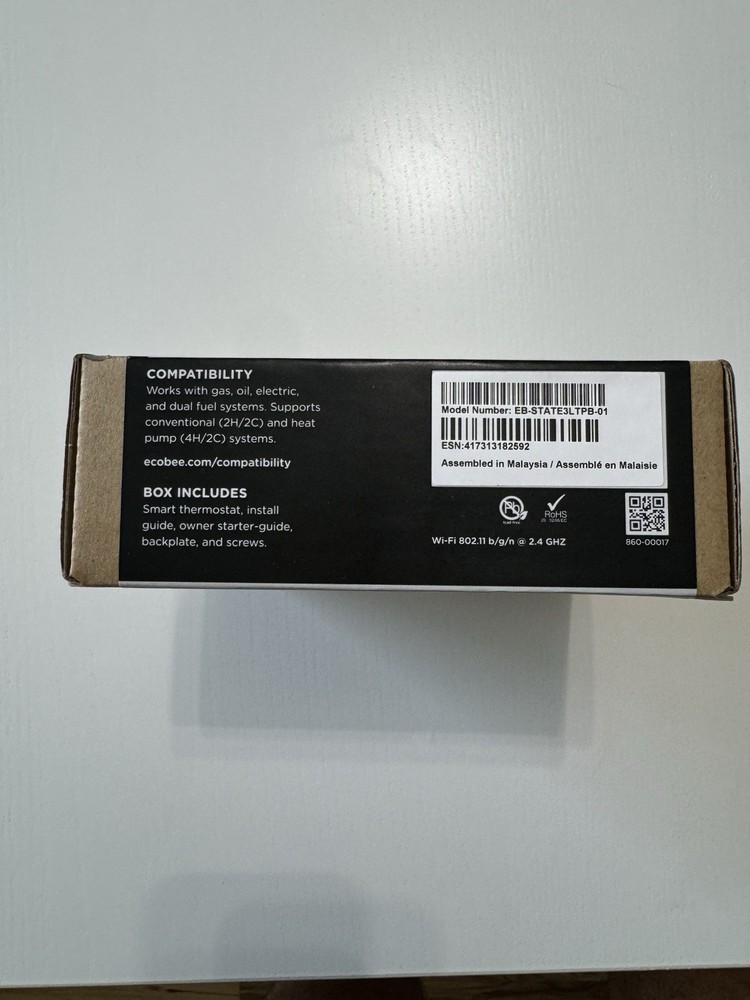 Ecobee3 lite SMART THERMOSTAT PRO