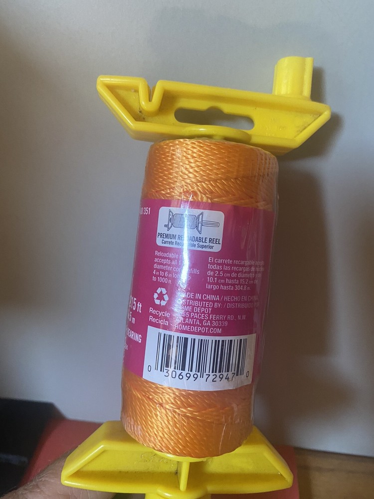 Everbilt Twisted Mason Line #18 x 215ft, New