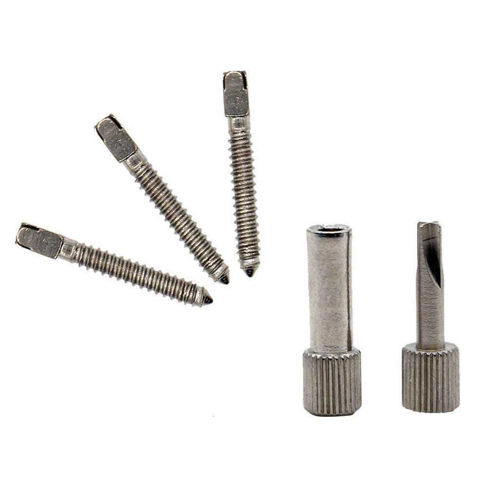 120 Pcs/Pack Dental Titanium Conical Screw Posts Cross Head Root Assorted Drills