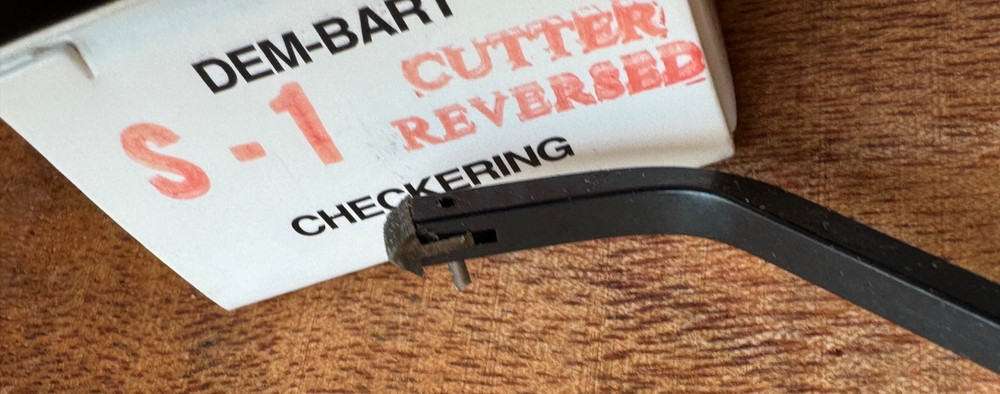 FRANK MITTERMEIER CHECKERING TOOLS SET + 2 DEM-BART C-1 AND S-1