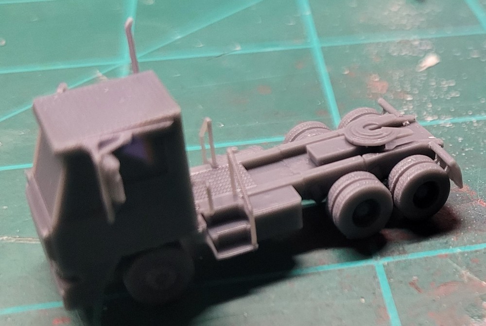 N Scale Semi Trailer Yard Mule 4 Pack - MODULAR DESIGN! READ DESCRIPTION!