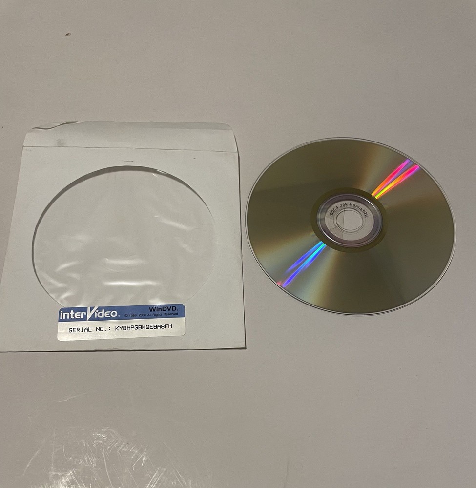 RARE! Jaton nVIDIA InterVideo 3DForce 4 Ver.1.300 Software & Document Driver DVD