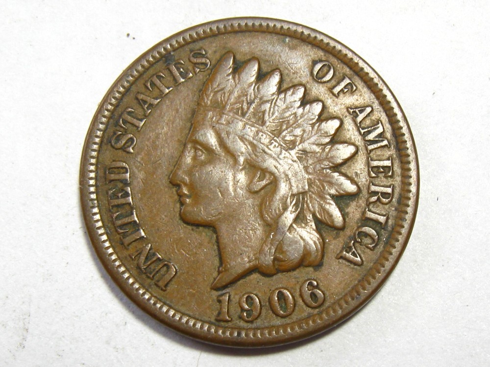 1906 Indian Head Cent - Extra Fine - #4595