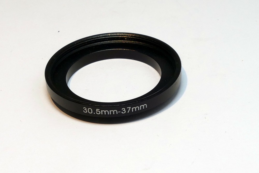 30.5mm to 37mm Step-Up ring Metal adapter double threaded lens