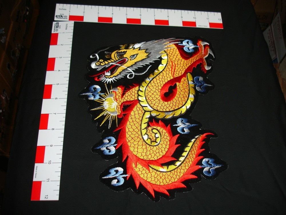 Dragon Patch yellow Very Large patch ...