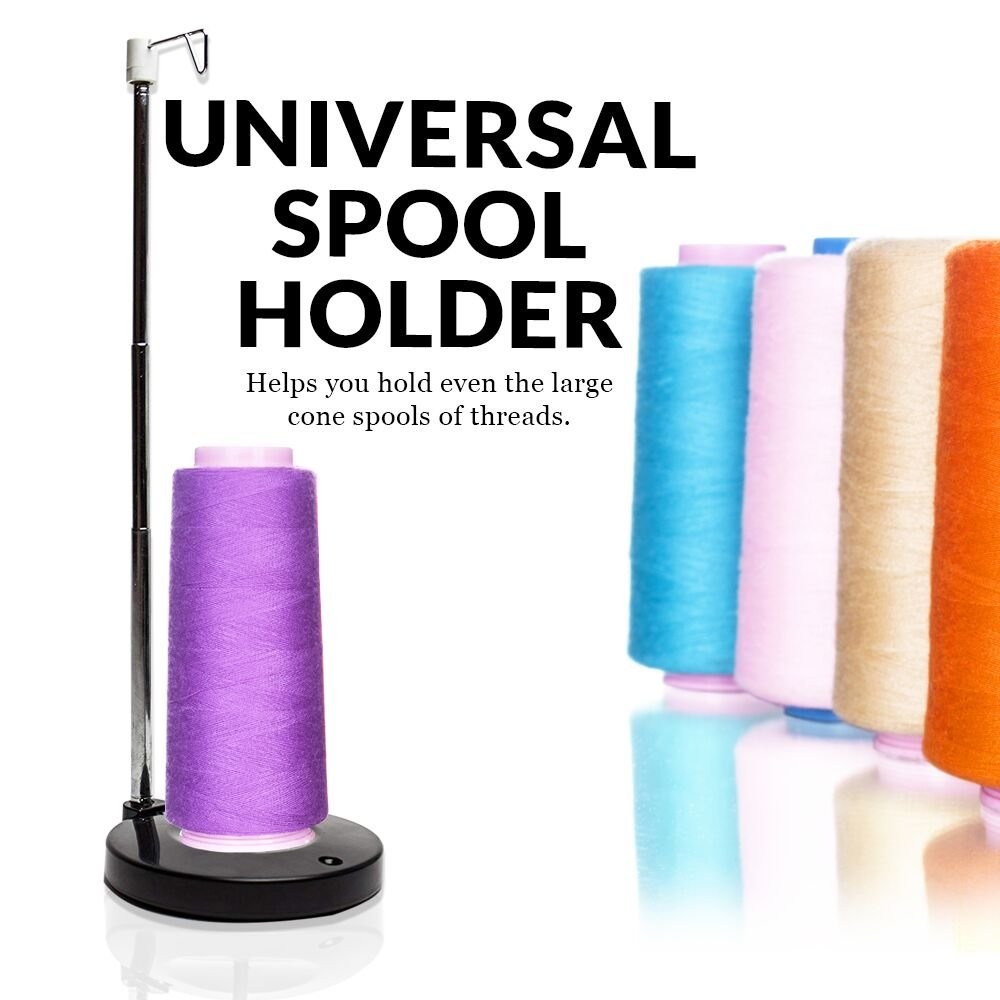 Adjustable Single Thread Spool Holder â€“ Stand alone Embroidery, Sewing or Q...