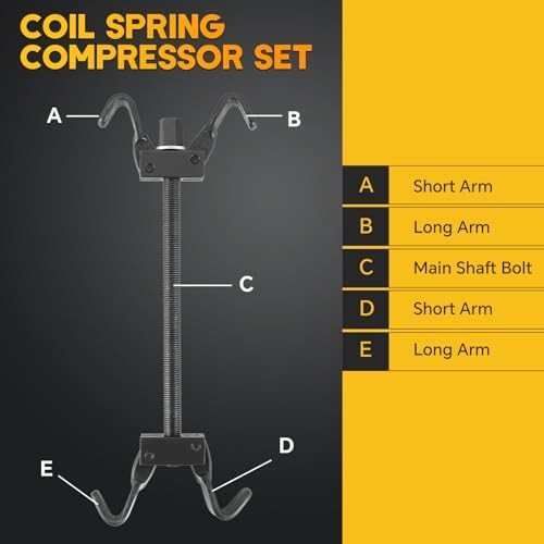 Coil Spring Compressor Tool Kit | Vehicle Strut & Coil Spring