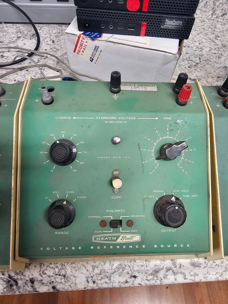 3x Vintage Retro Heath Built Voltage Reference Source EUW-16A Heathkit Powers!