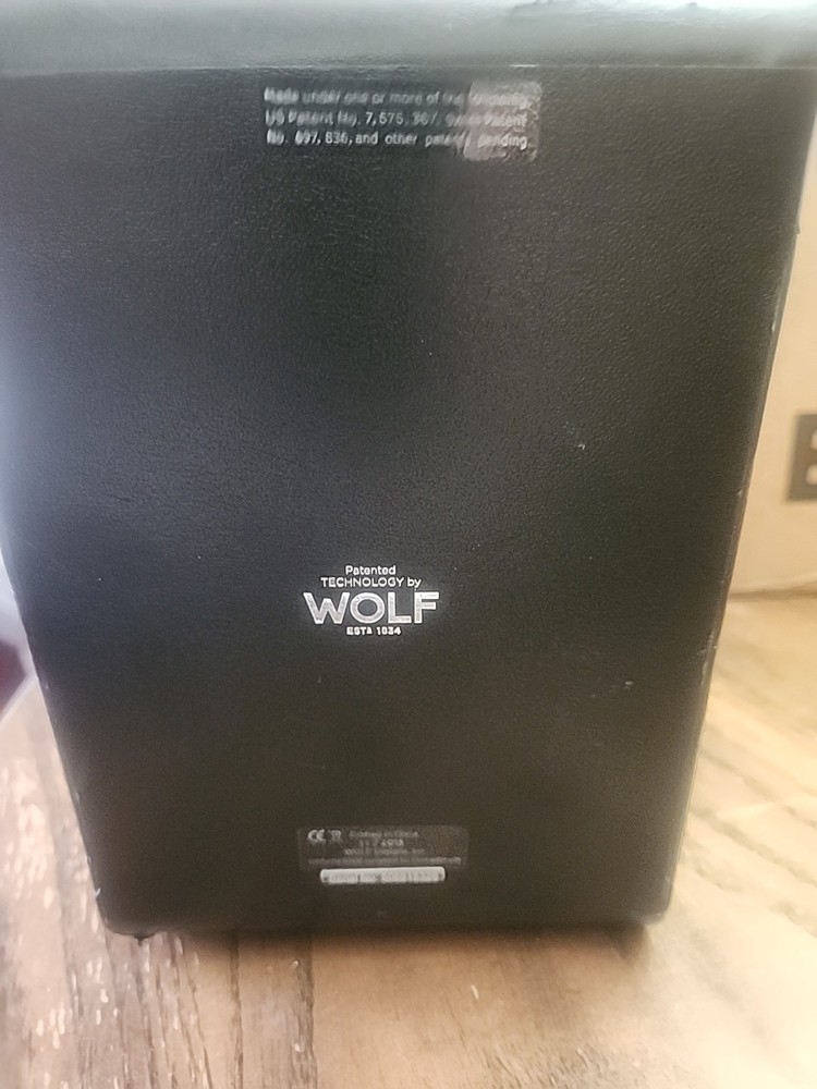Wolf 270002 Heritage Single Automatic Watch Winder (Black)