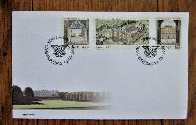 DENMARK FREDRICKSBURG PALACE #1276-8 SET 2004 FDC