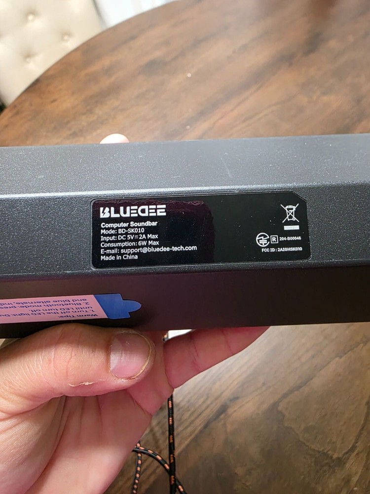 Bluedee PC Gaming Soundbar USB Bluetooth Computer Speaker BD-SK010