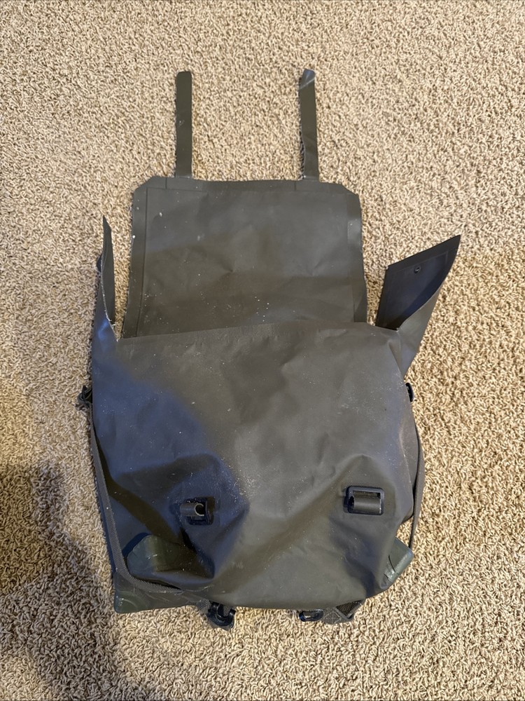 Vintage Military Rubber Rucksack