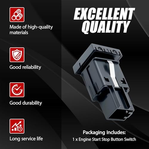 Engine Start Stop Button Switch Chrome Compatible with VW Jetta 2011 2012 2013