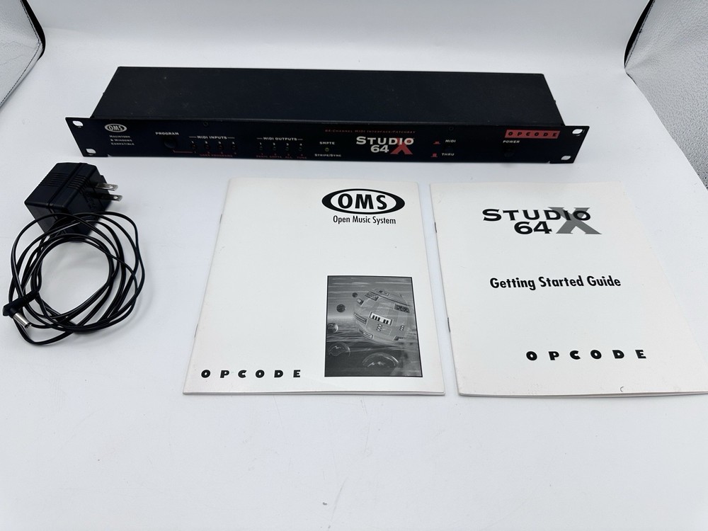 Opcode Systems Studio 3 MIDI Interface & Synchronizer -Working- Vintage Gear