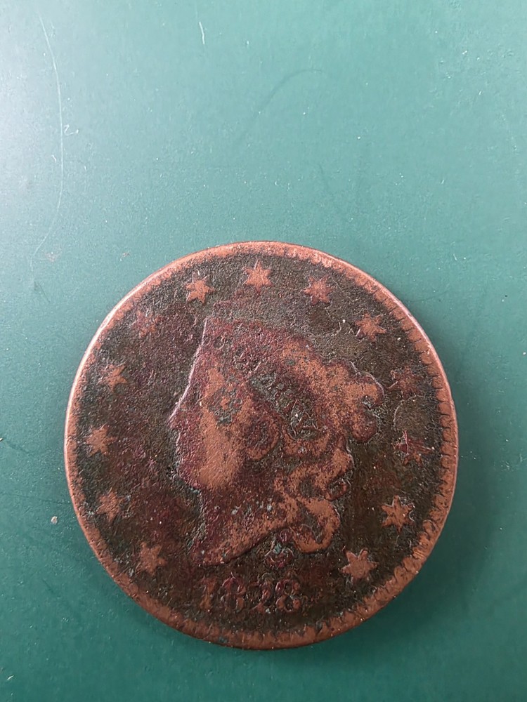 1828 U.S. Large Cent. Nice features and date!